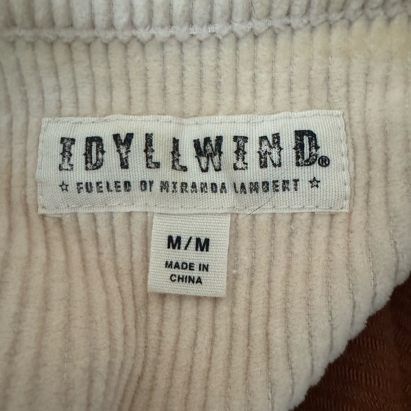 Miranda Lambert’s Idyllwind Cropped Contrasting Color Corduroy Jacket, Medium - Picture 6 of 7